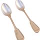 2 old table (soup) spoons, known as filigree or Chinon model.