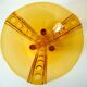 Large serving dish or amber-coloured compotier
