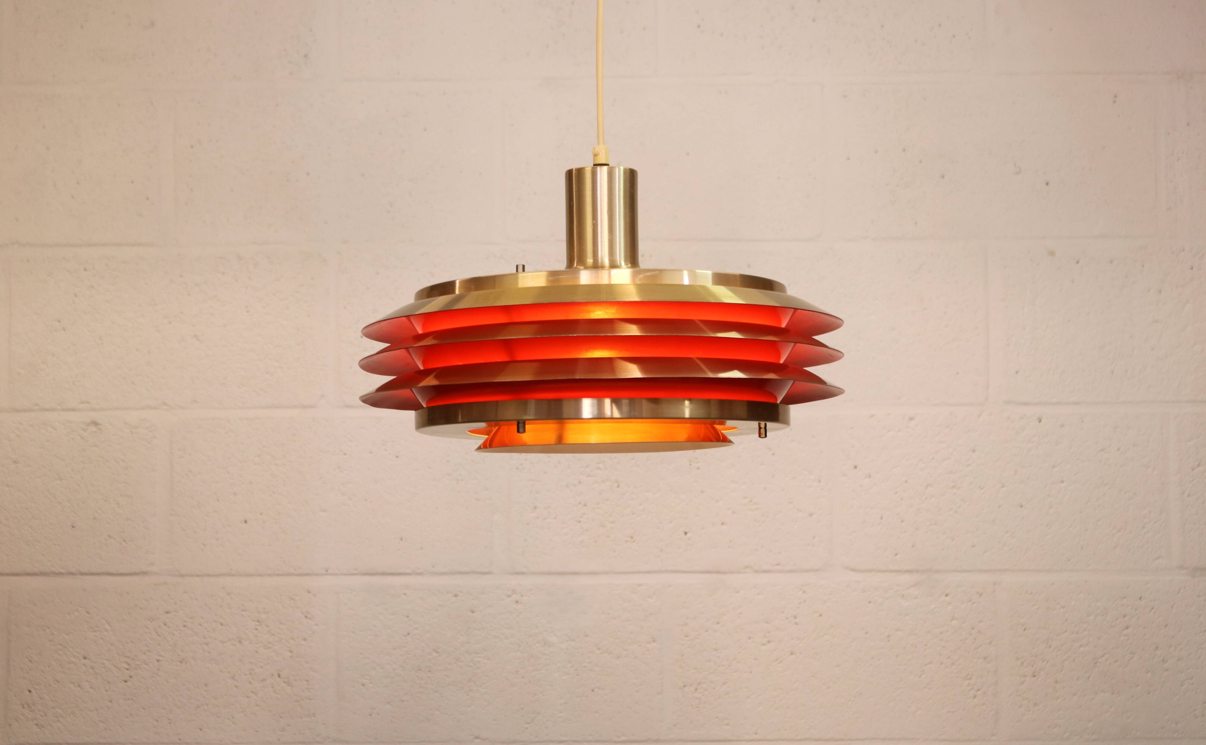 Very rare old Danish design lamp by Teknika model 400  - 60's