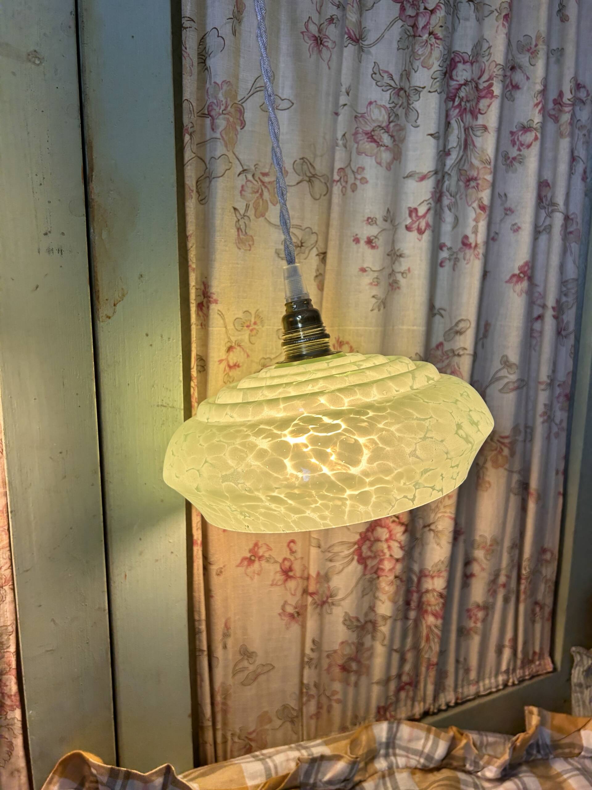 Clichy glass pendant light
