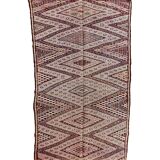 Moroccan kilim zayan rug - 247 x 143 cm