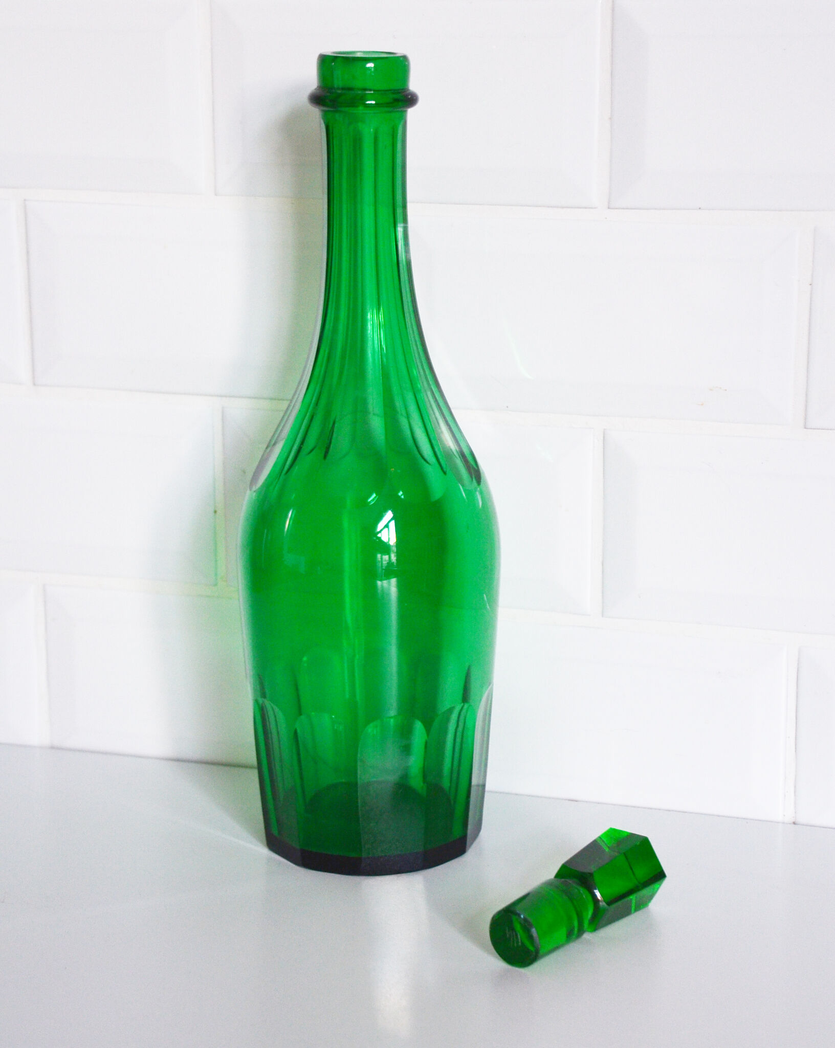 The 1950s glass bottle