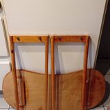 Scandinavian compass leg bean table