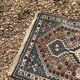 Antique Persian Carpet Chiraz Abadeh Qashqai Ghashga'i Ethnicity 83x53