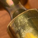 Danish brass candle holders from the mid-century by Boyes Metalkunst, 1960s, set of 2.