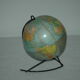 Globe terrestre mappemonde Girard Barrere vers 1960 design 60's