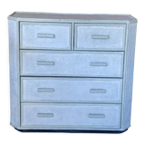 Rattan chest of drawers