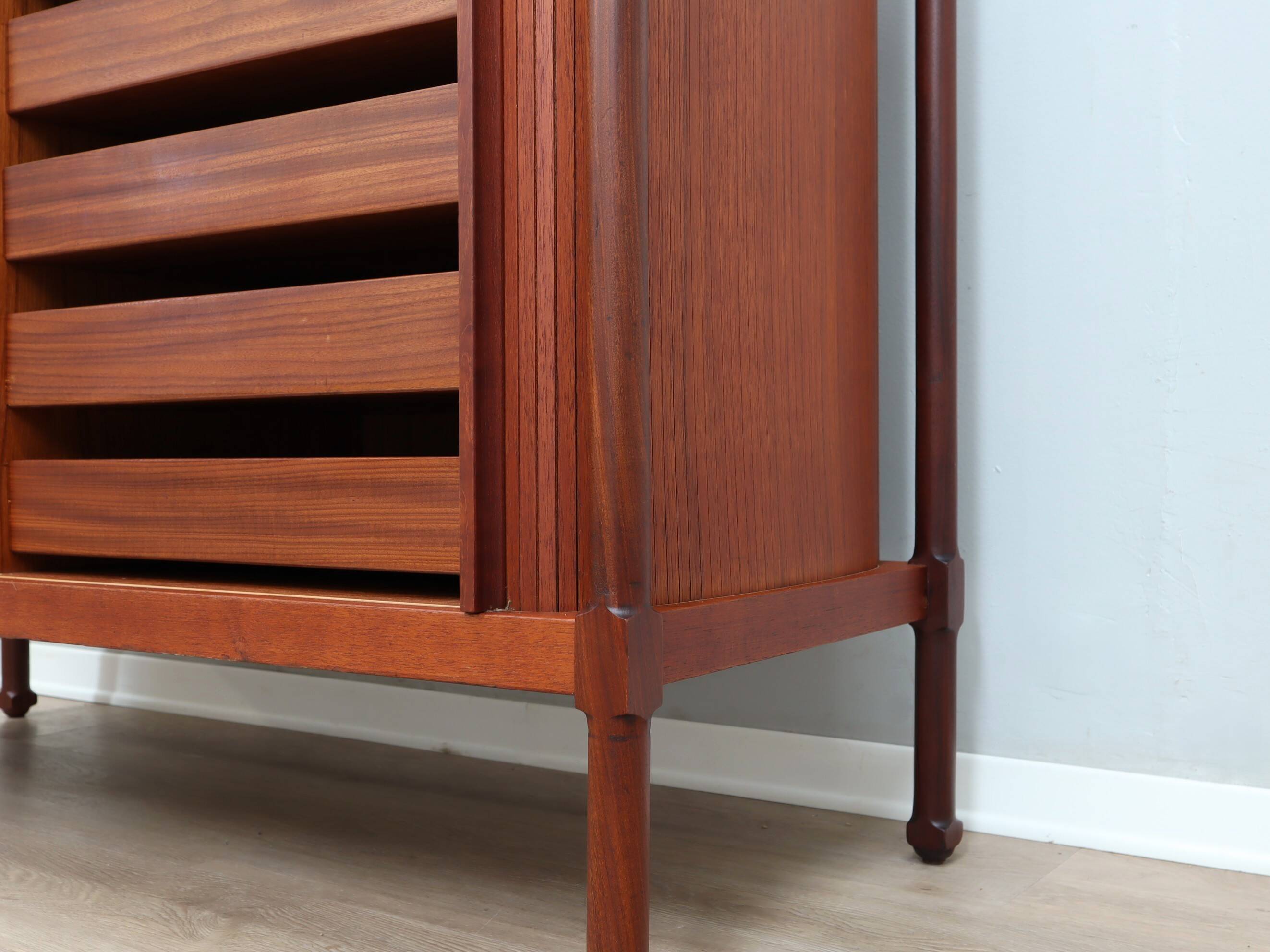 1950s mid-century teak storage cabinet bar F.lli Proserpio