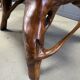 Large olive tree root chair set, 1960s