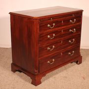Commode d'époque George III En Acajou avec tirette - 18° Siècle