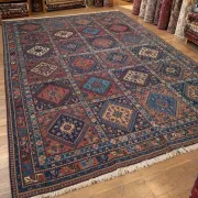 Handmade Persian Yalameh rug 370x261cm
