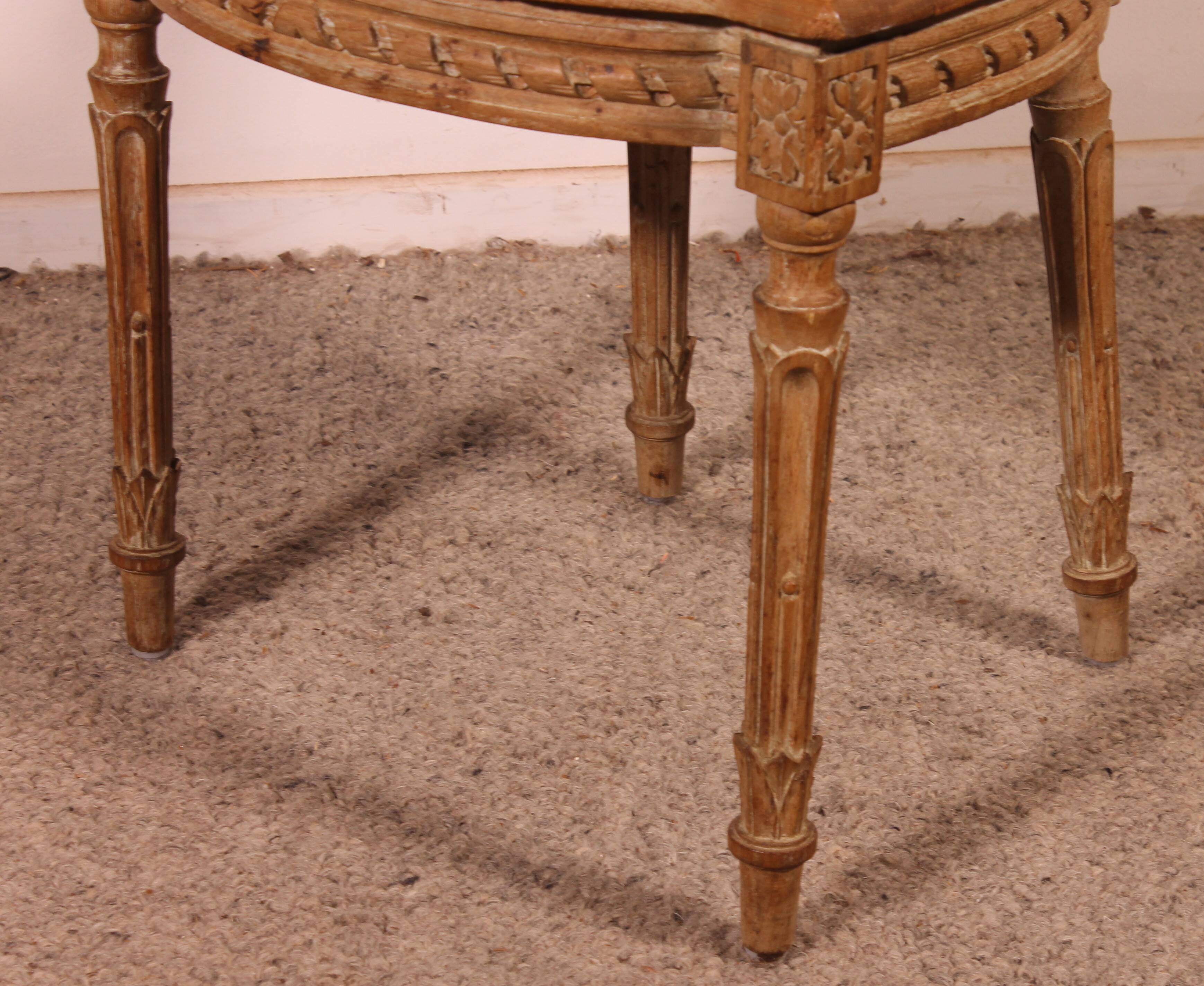Directoire period oak chair