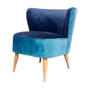 fauteuil vintage velours