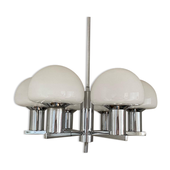 Chandelier with 6 lights of the 70s