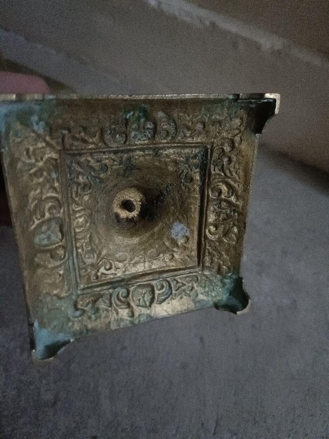 Paire de bougeoirs anciens XIXème