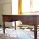 Antique solid oak desk – character desk, chic country style