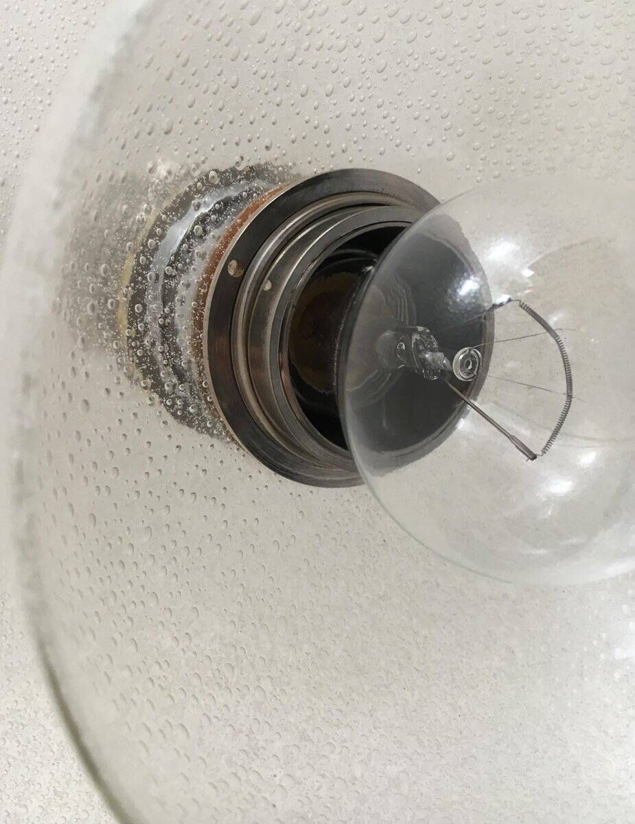 Suspension en Verre LT 338 par Carlo Nason pour Mazzega, Italie 1960