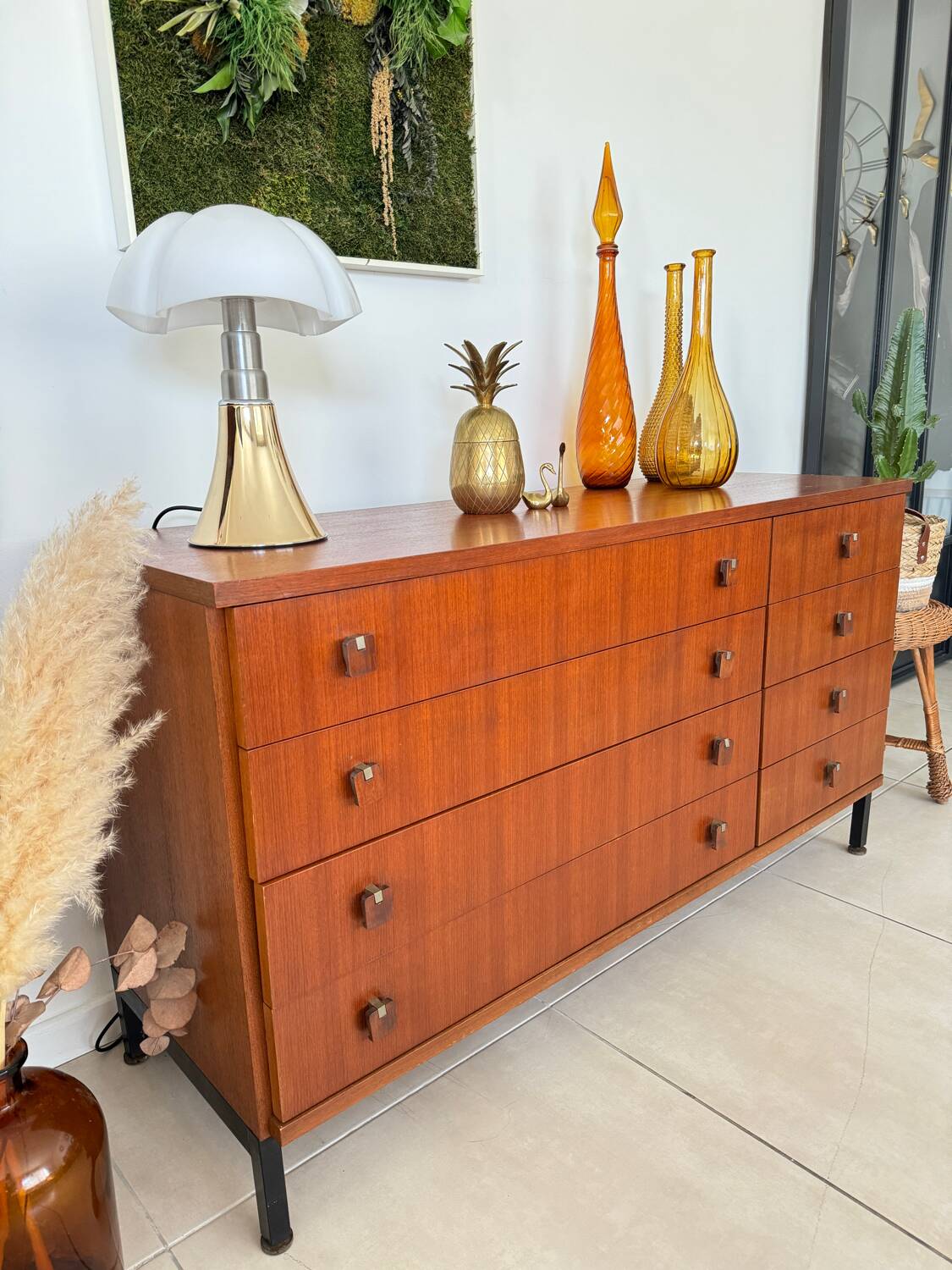 Vintage Scandinavian teak sideboard