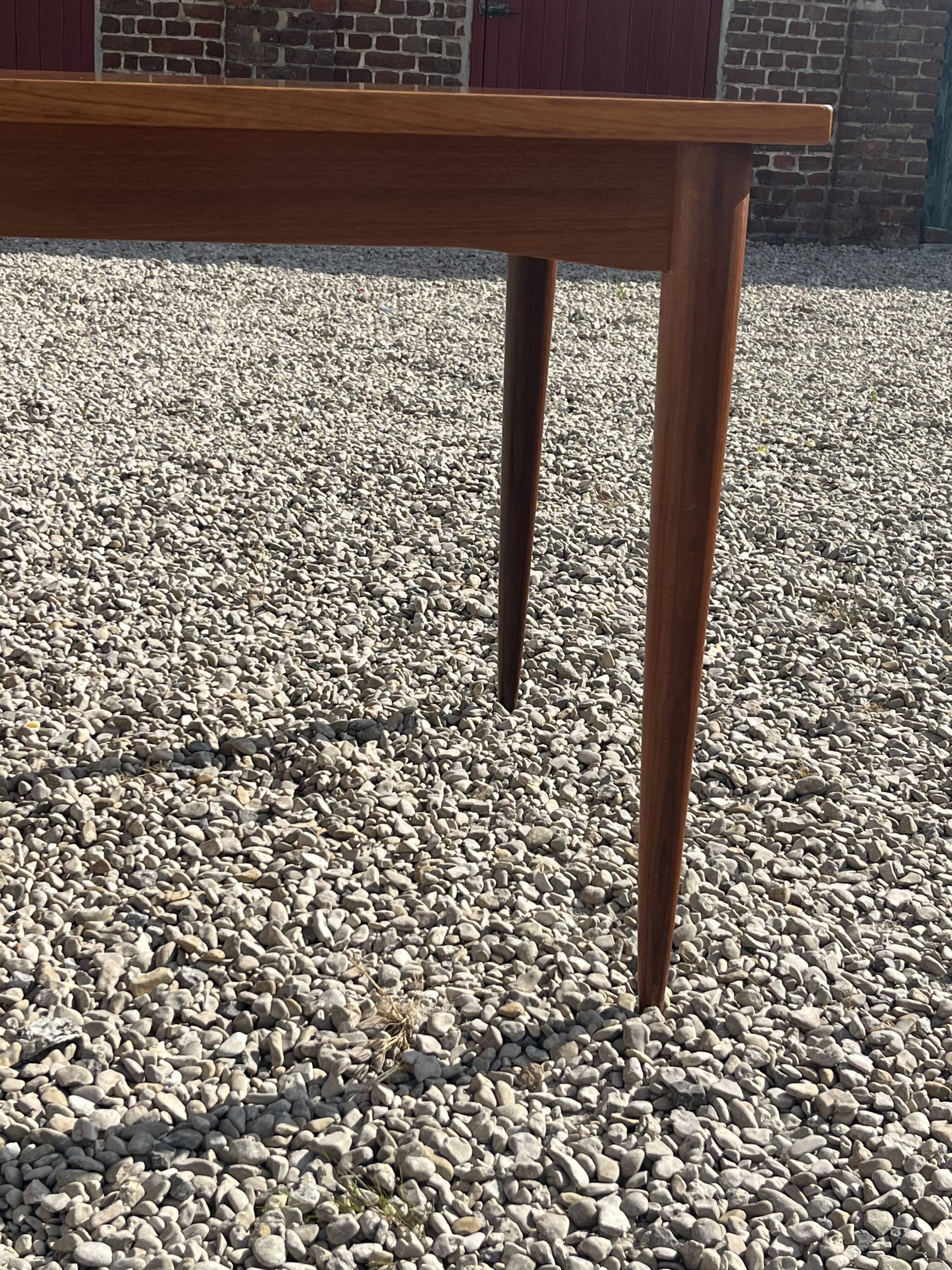 Scandinavian teak dining table