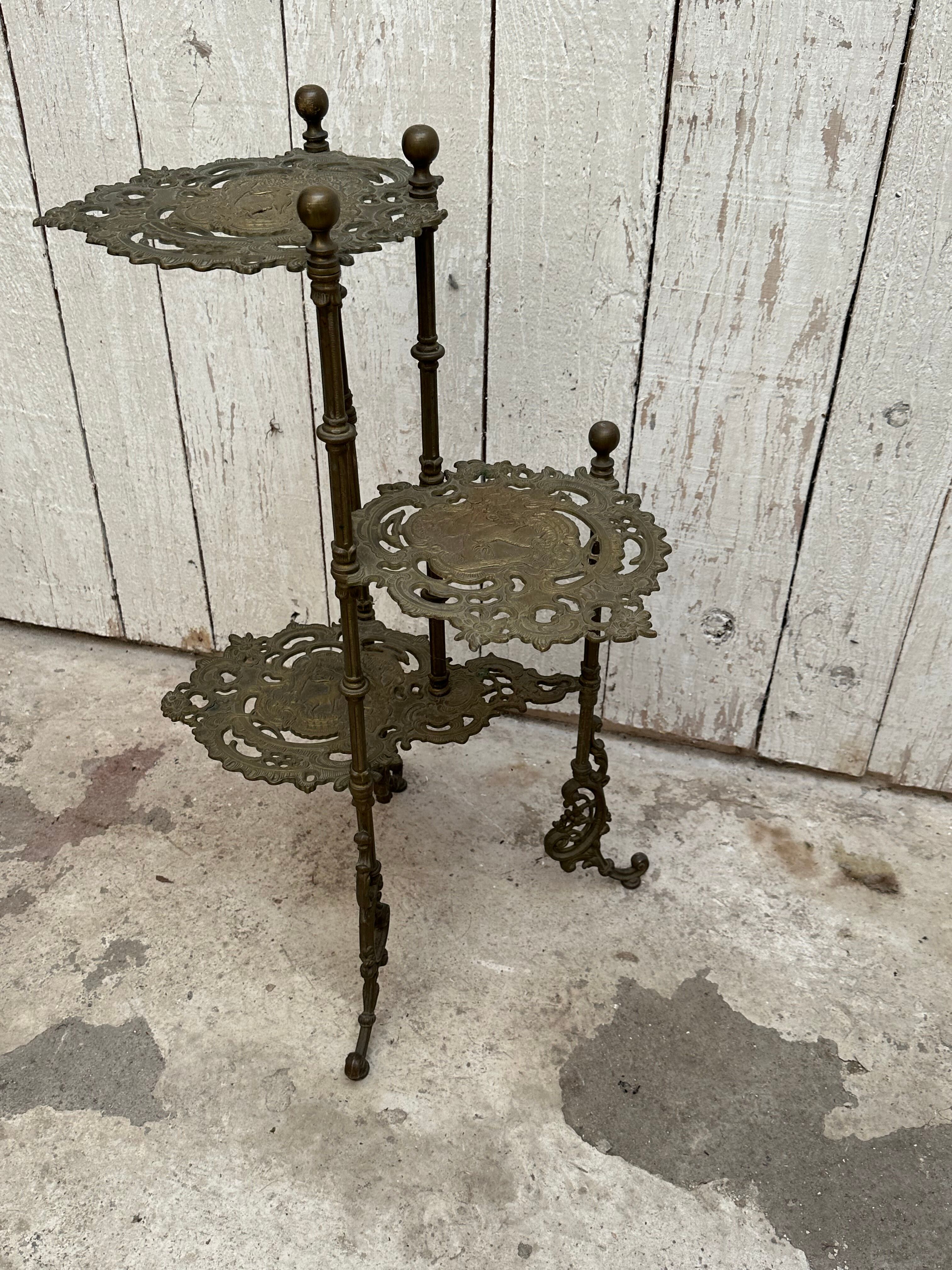 Vintage brass harness