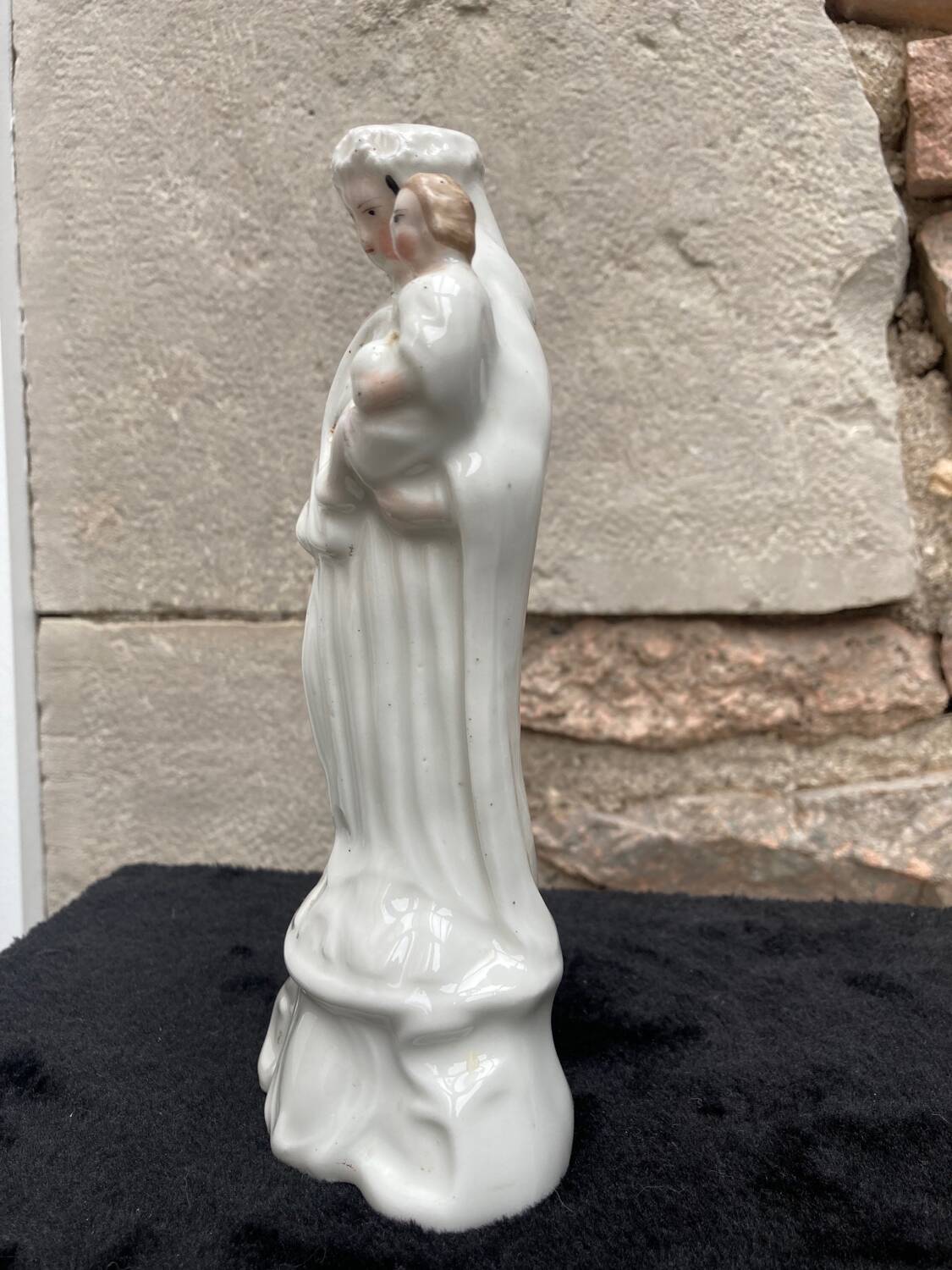 Virgin and Child, 19th century porcelain