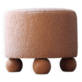Pouf pieds boules