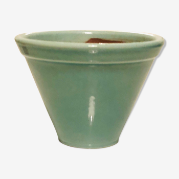 Sky blue ceramic pot