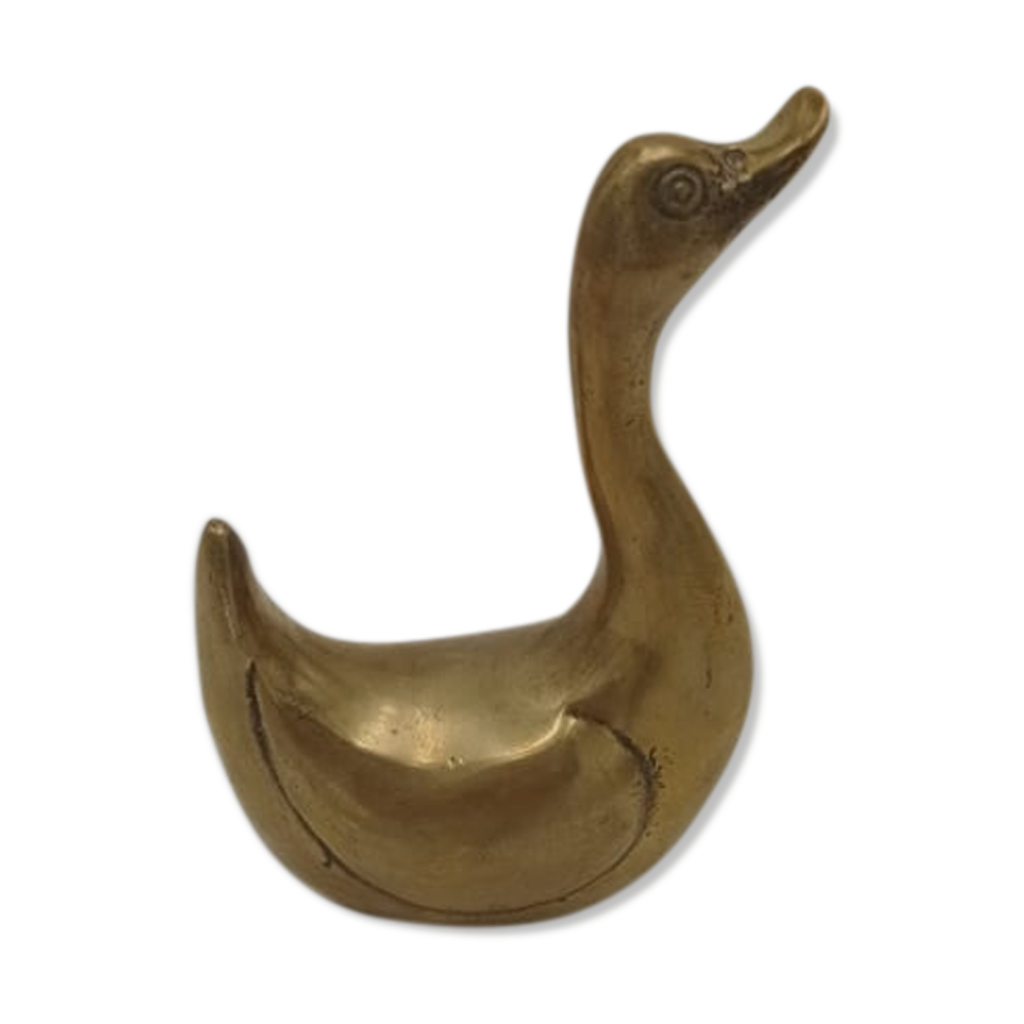 Brass swan