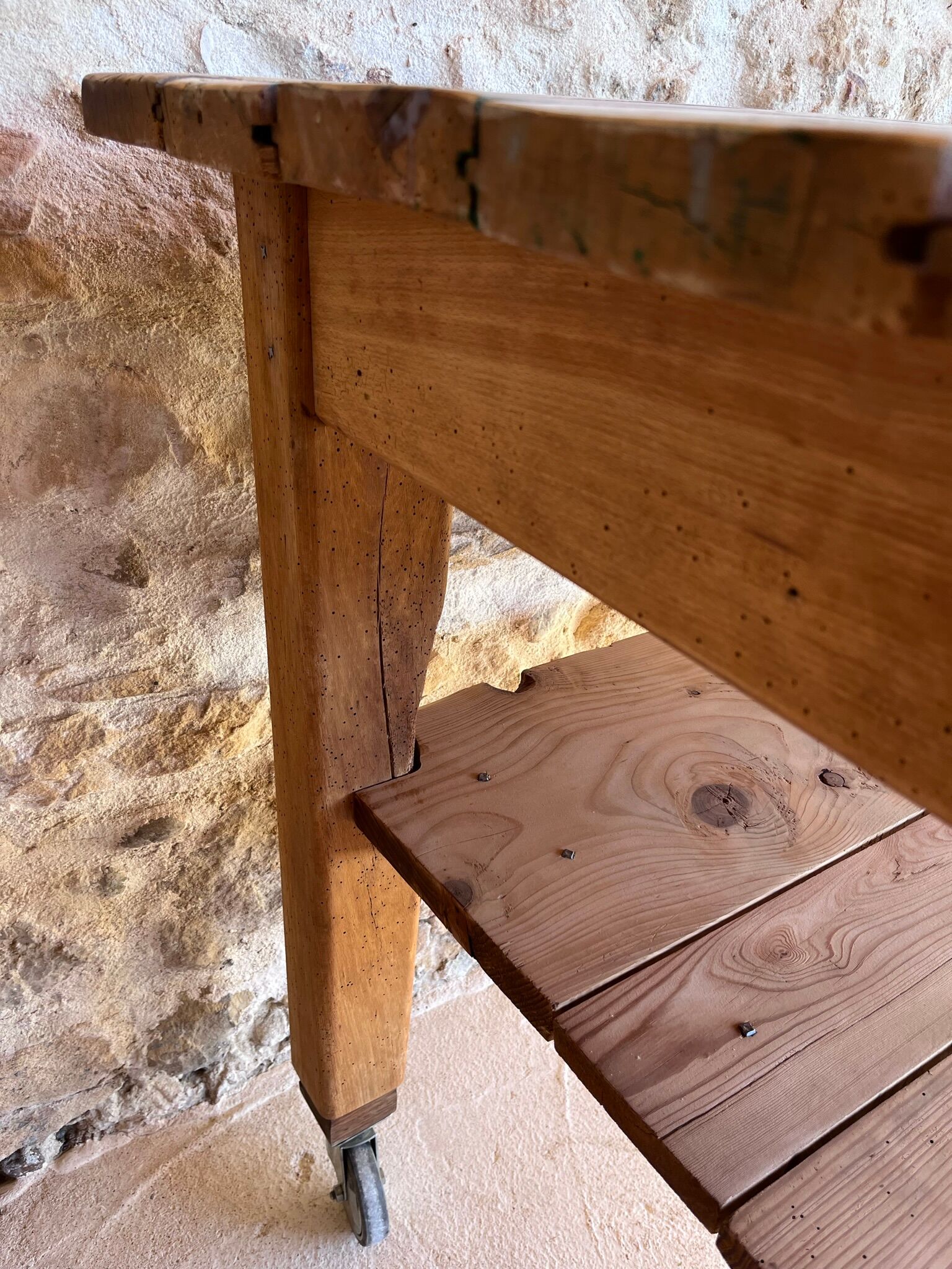 Old kitchen island/central workbench