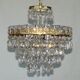 Crystal chandelier cascade, 1960s