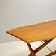 Model Tl2 Cavalletto Ash Dining Table by Franco Albini for Poggi, 1950