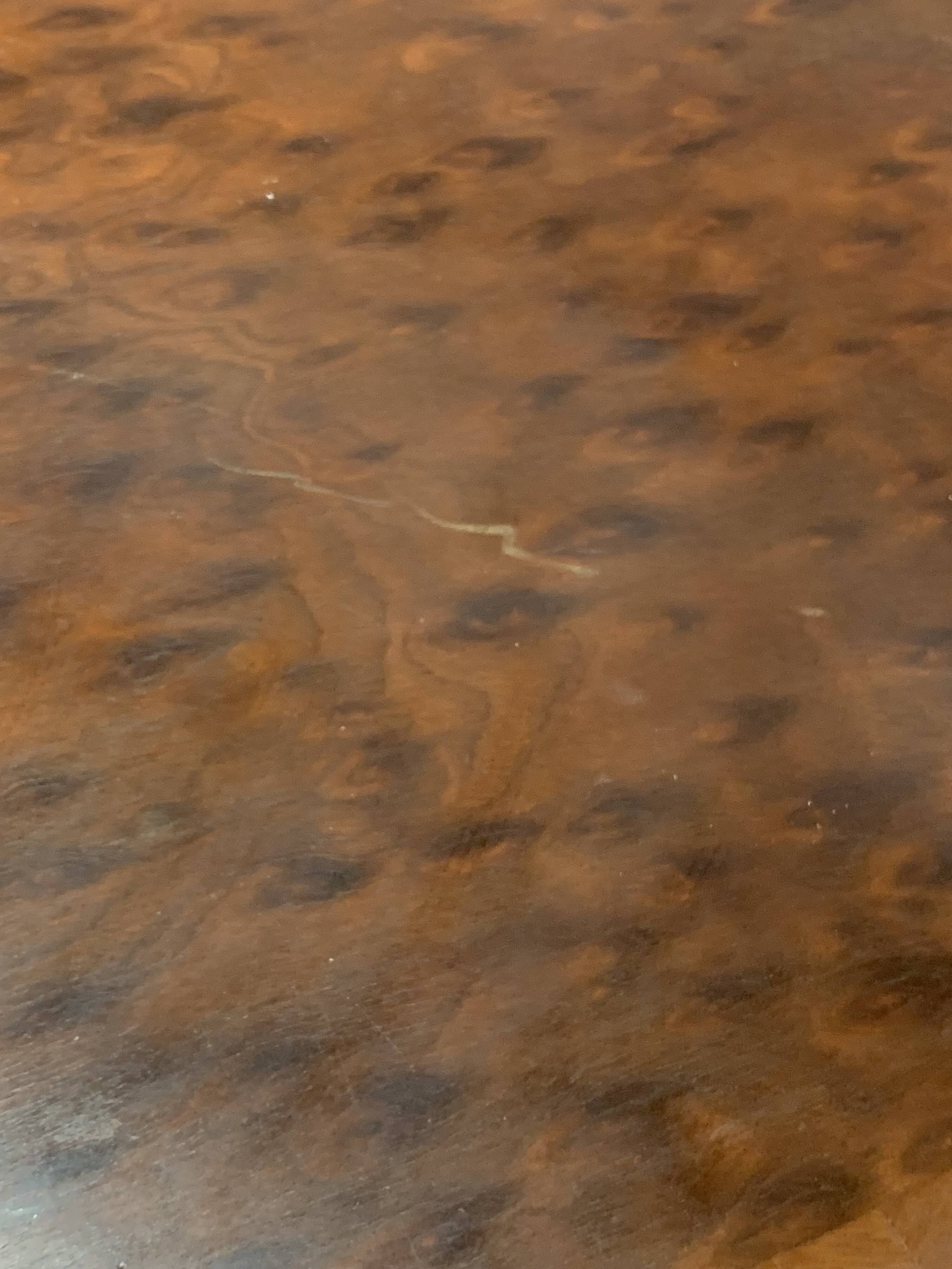 Louis XVI table in Cuban mahogany