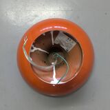 Orange and white retro chandelier