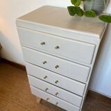 Vintage chiffonier with compass feet