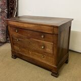 Louis Philippe wooden chest of drawers from the 19th century
