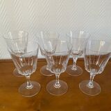 6 Cristal D'arqués wine glasses
