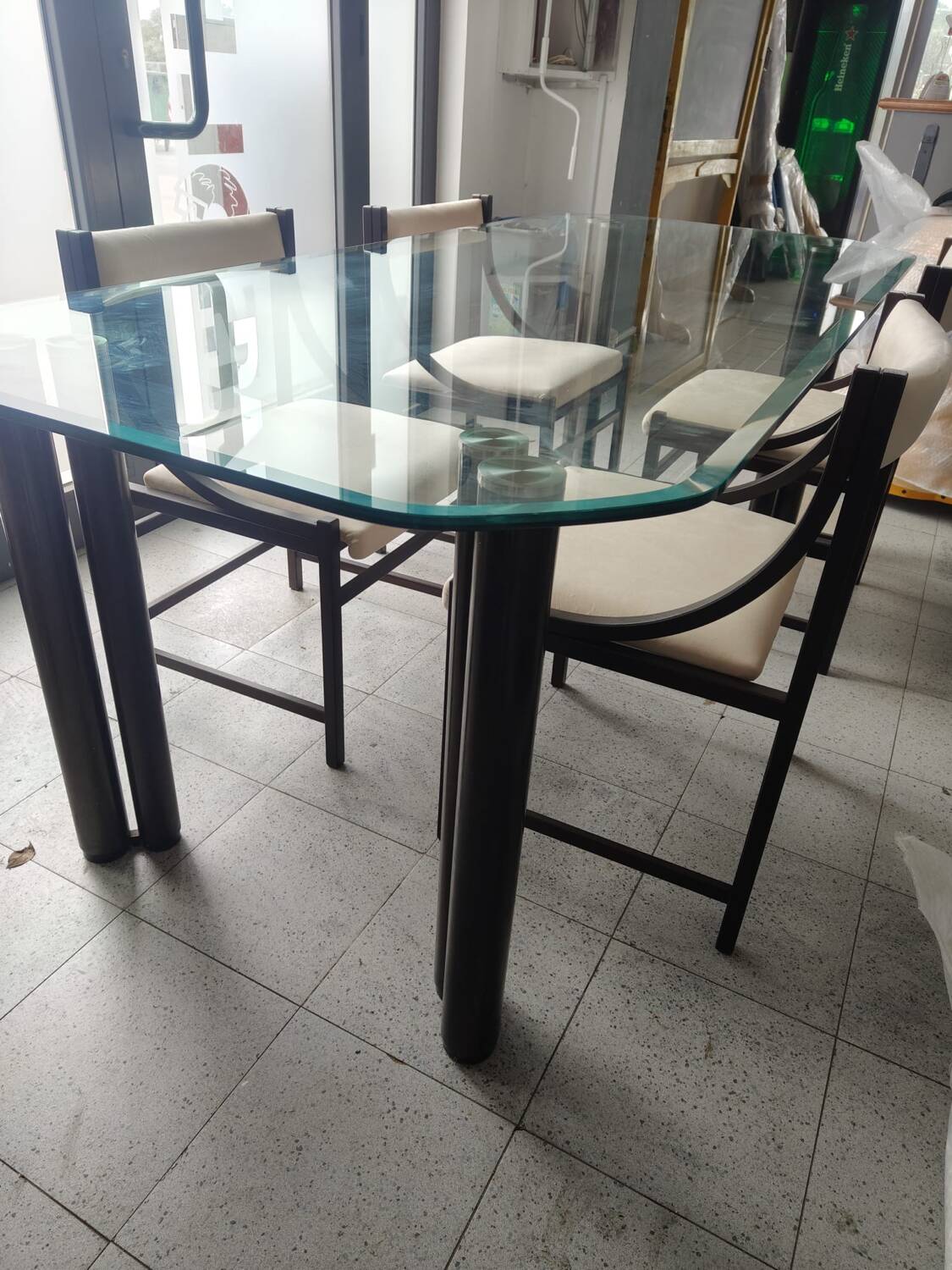 Table Eta Beta par Marco Zanuso pour Zanotta années 70 vintage moderne