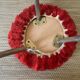 60s Mohair Tripod Stool
