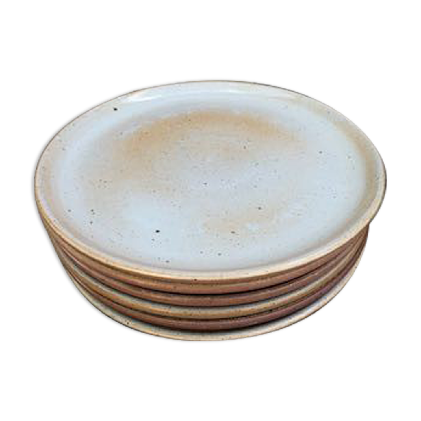 Dessert plates in Grès du Marais