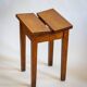 Wooden stool, reconstruction period, Anonymous craft work, 1950s
