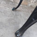 Series of 3 antique garden chairs