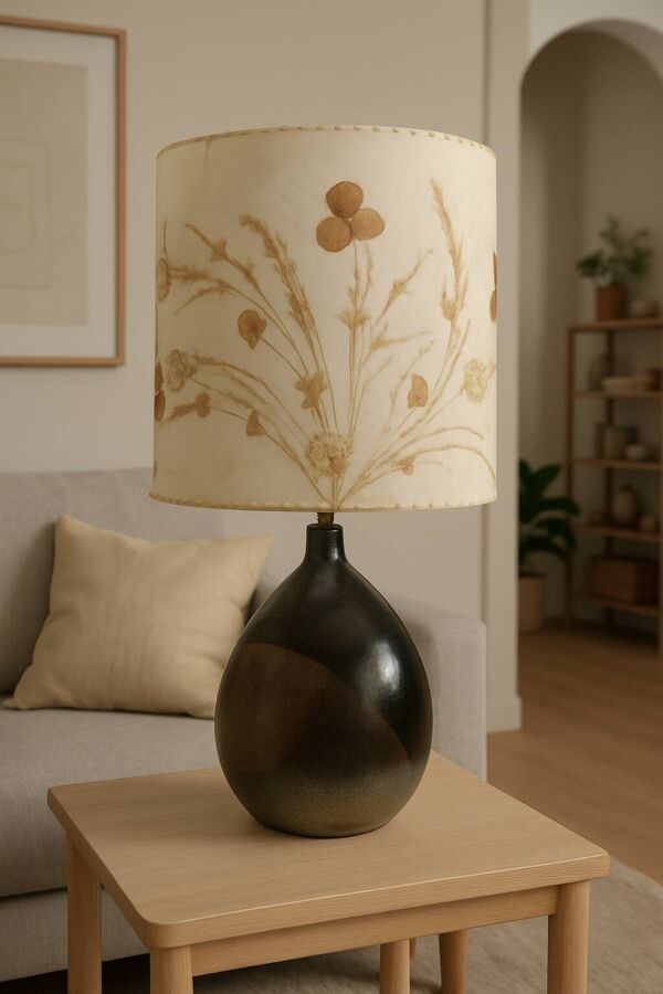 Lampe vintage en céramique – Les Cyclades, Anduze (années 60-70)