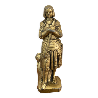 Joan of Arc brass statue
