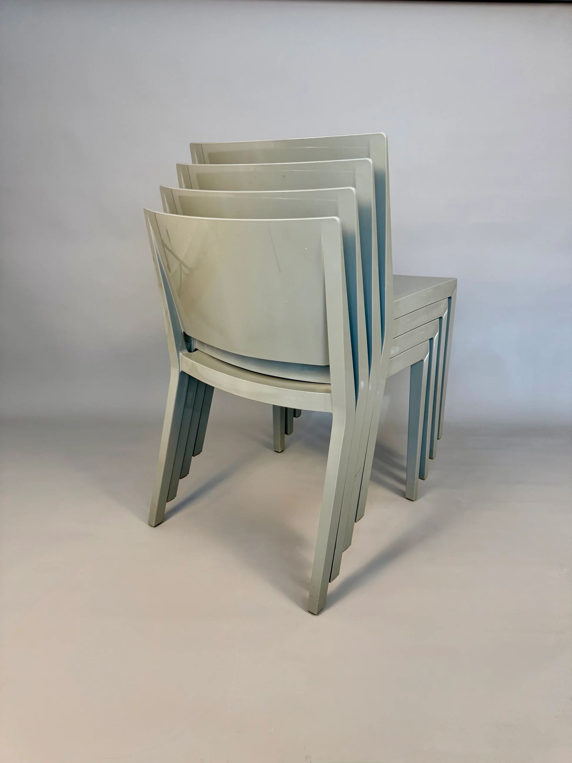 Set of 4 Lizz chairs by Piero Lissoni for Kartell