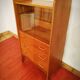 Bibliothèque commode vitrée vintage