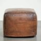 Sheepskin design ottoman with a very beautiful patina and stunning colours