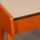 Paire de tables de nuit vintage, bois et formica, 1970