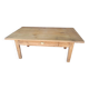 Table basse en bois rustique