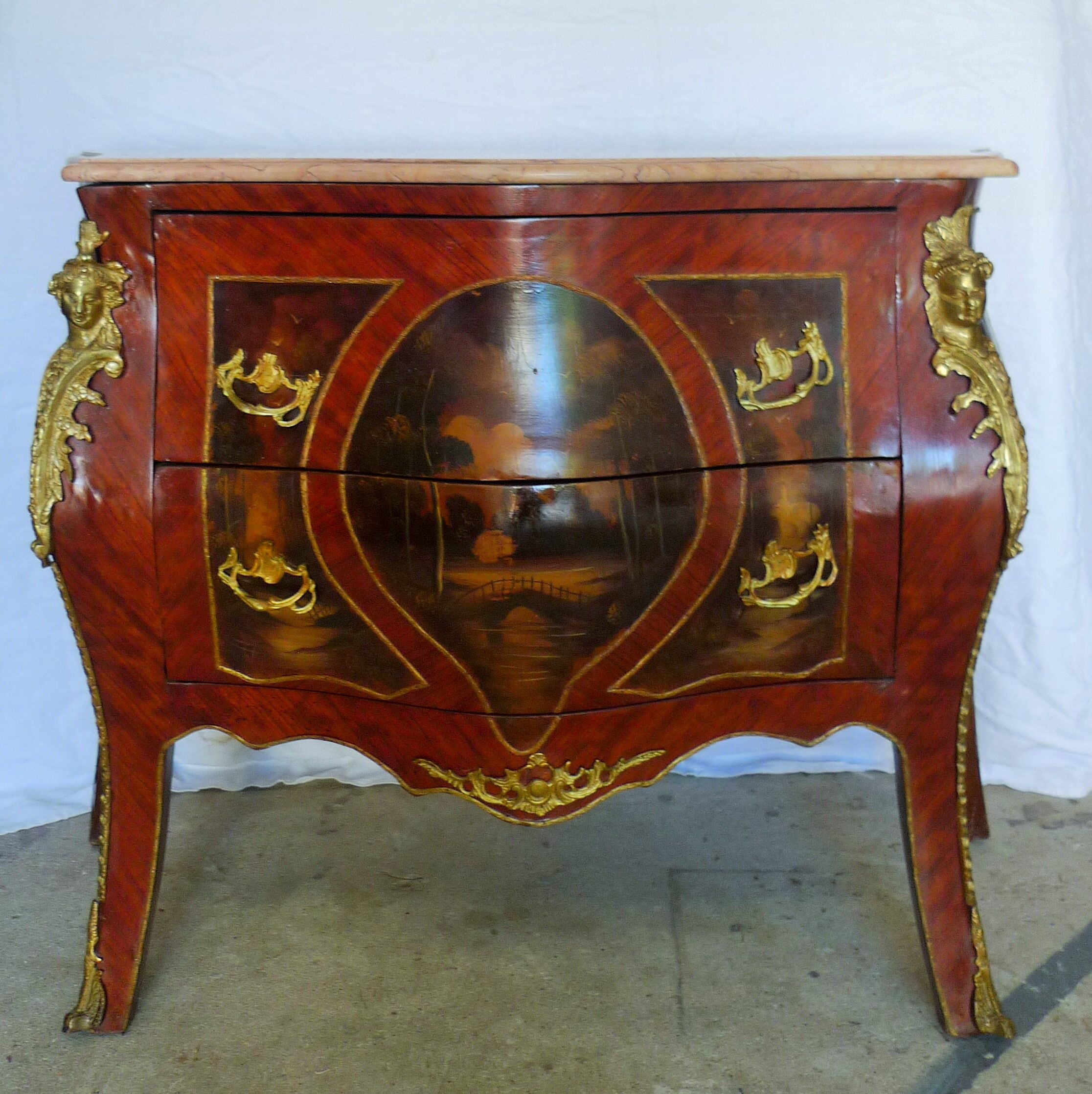 Louis XV-style baroque dresser