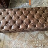 Chesterfield leather sofa